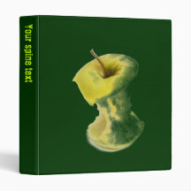 Apple core 3 ring binders
