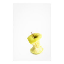 Apple core customized stationery