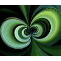 Apple core in green! mousepad