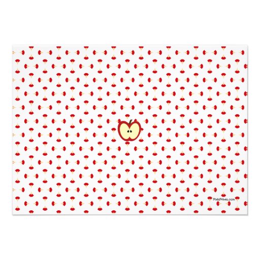 Apple Cores Personal Stationery Custom Invitations