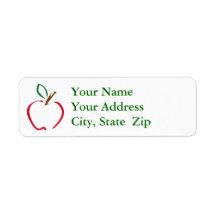 Apple Custom Return Address Labels