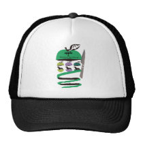 Apple dachshund T shirt Trucker Hats