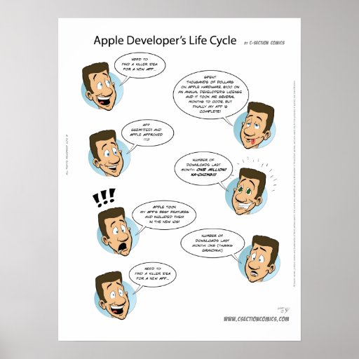 Apple Developer's Life Cycle Poster