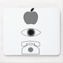 Apple Eye Phone mousepads