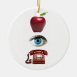 APPLE EYE PHONE tree ornament