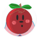 Apple Face  Girl stickers