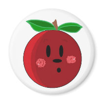 Apple Face Magnets