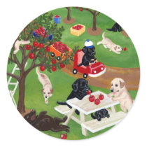 Apple Farm Labradors stickers by HappyLabradors Apple Farm Labradors stickers