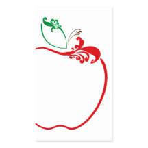 apple flourish business card templates