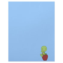 apple for teacher turtle letterhead