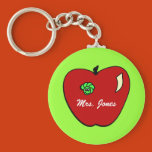 back to school, keychain, apple, teacher, gifts,