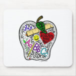 Apple for the teacher mousepads
