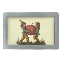 apple gnomes fantasy belt buckle