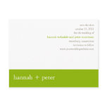 Apple Green Banner :: Save the Date Postcard