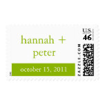 Apple Green Banner :: Save the Date Stamp
