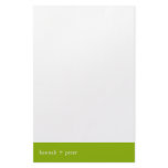 Apple Green Banner :: Stationery