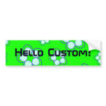Apple Green Dreaming Lotus Bumper Sticker