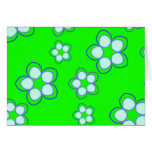Apple Green Dreaming Lotus Greeting Card