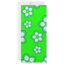 Apple Green Dreaming Lotus Custom Rack Cards