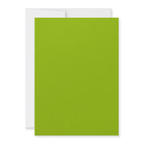 Apple Green Personalized Invitations