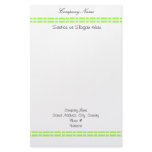 Apple Green Link Design stationery
