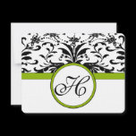 Apple Green Response Card- Text on Matte Side