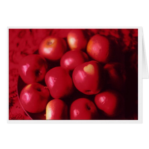 Buy apple e greeting cards - Apple Heart Greeting Card