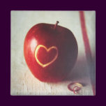 Apple Heart Magnet