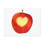 Apple Heart Postcard
