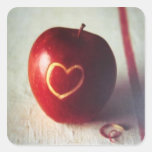 Apple Heart Sticker
