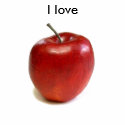 apple, I love t-shirts