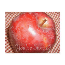 Apple Invitation postcards