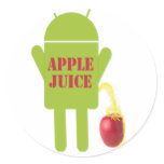 APPLE JUICE STICKER