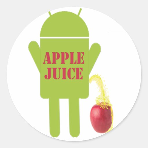 APPLE JUICE STICKER Zazzle