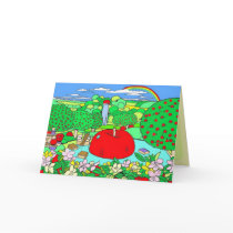 Apple Land Greeting Card by MistyLynn Apple Land Greeting Card