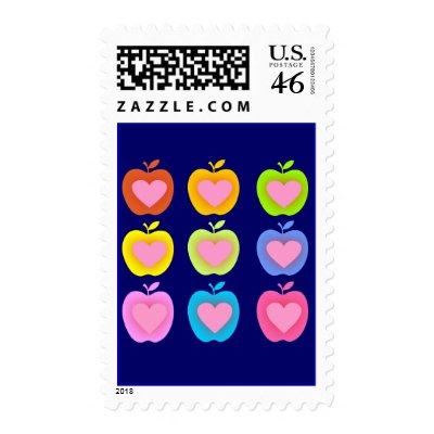 Apple Lover B1 Postage Stamps by iwheels