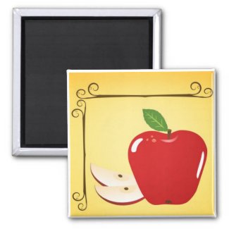 Apple Refrigerator Magnets