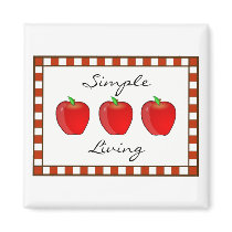 Apple Magnet by orglioness Apple Magnet