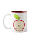 Apple Mug by mushmallow Apple Mug