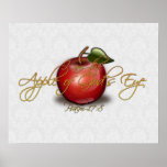 Apple of God's Eye, Christian Print