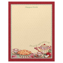 Apple of God's Eye Personalized Letter Stationery Letterhead Template