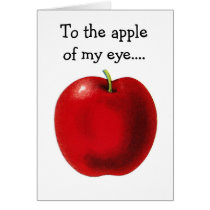 APPLE OF MY EYE/LOVE OF MY LIFE BIRTHDAY GREETING CARDS