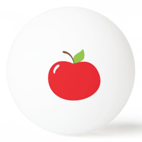 Apple of Your Eye Cartoon Ping Pong Ball