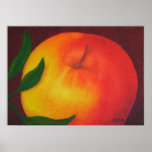 Apple on Canvas Print