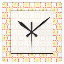 Apple pattern. wallclocks