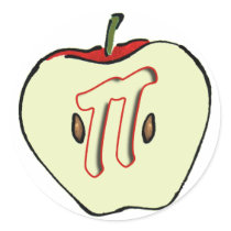 Apple PI (PIE) 3.14 Stickers