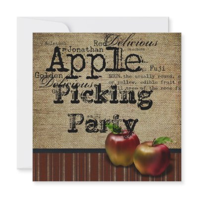 apple picking invitation by Quaker_Cafe