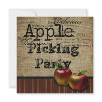apple picking invitation