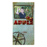 apple picking photo card