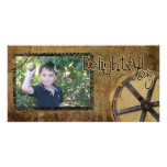apple picking photo card